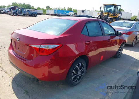 2015 Toyota Corolla Le z USA, uszkodzony, nr VIN 2T1BURHE4FC331826